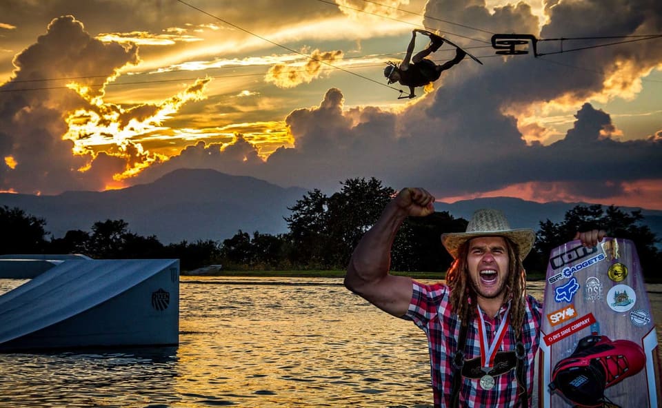 Daniel „Fetzy“ Fetz als Wakeboard-Weltmeister