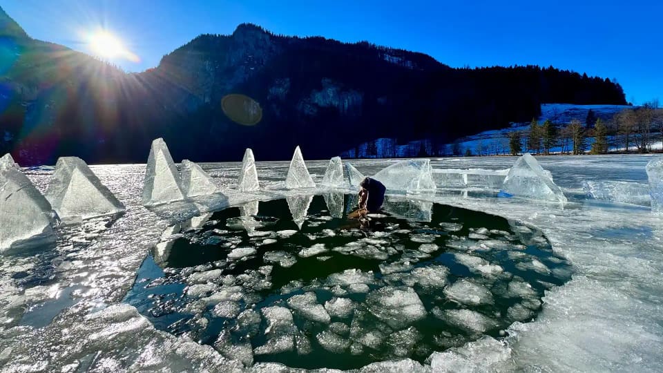 Eisbaden Oberösterreich